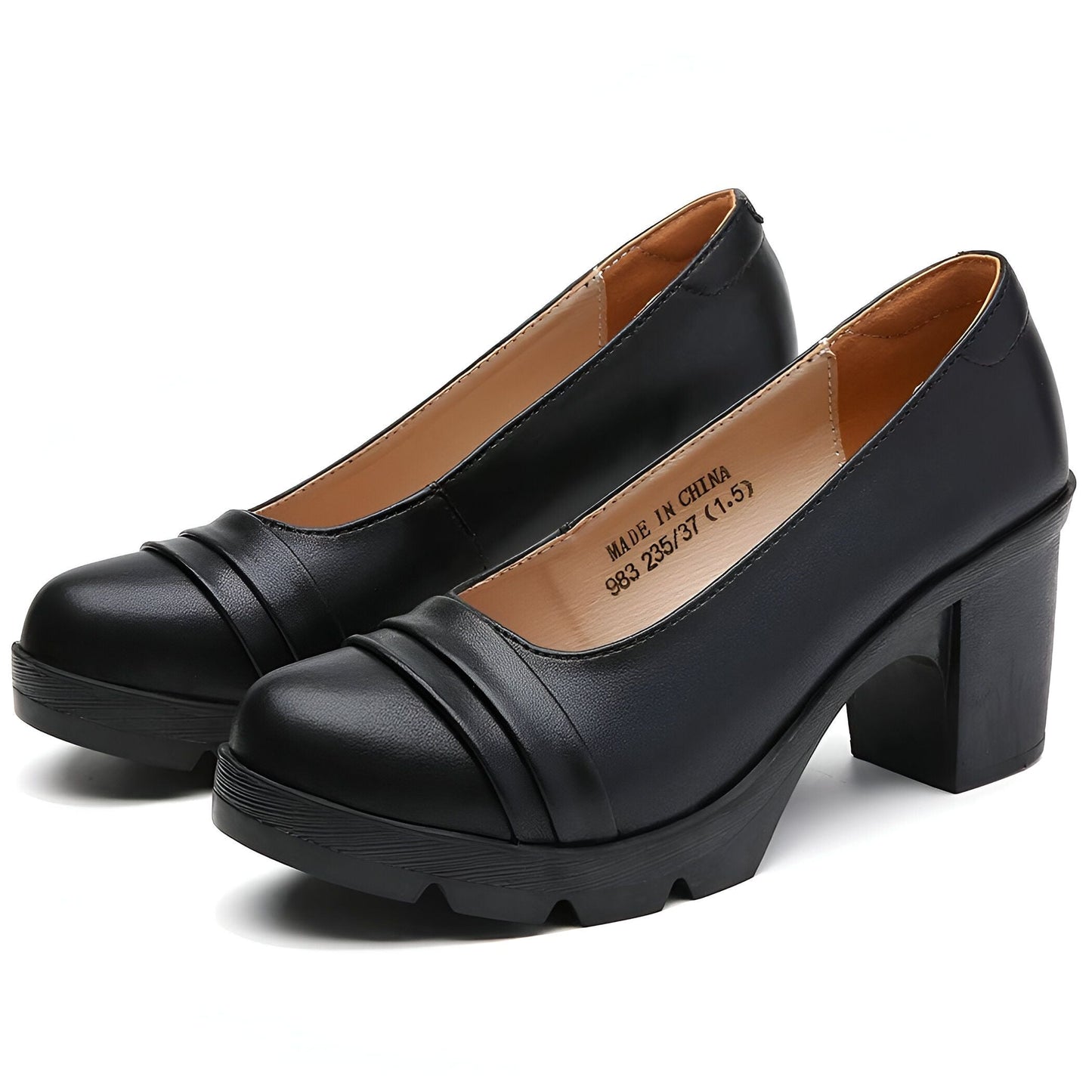 NovaLux Mocassins à Talons Raffinés Pour Femme