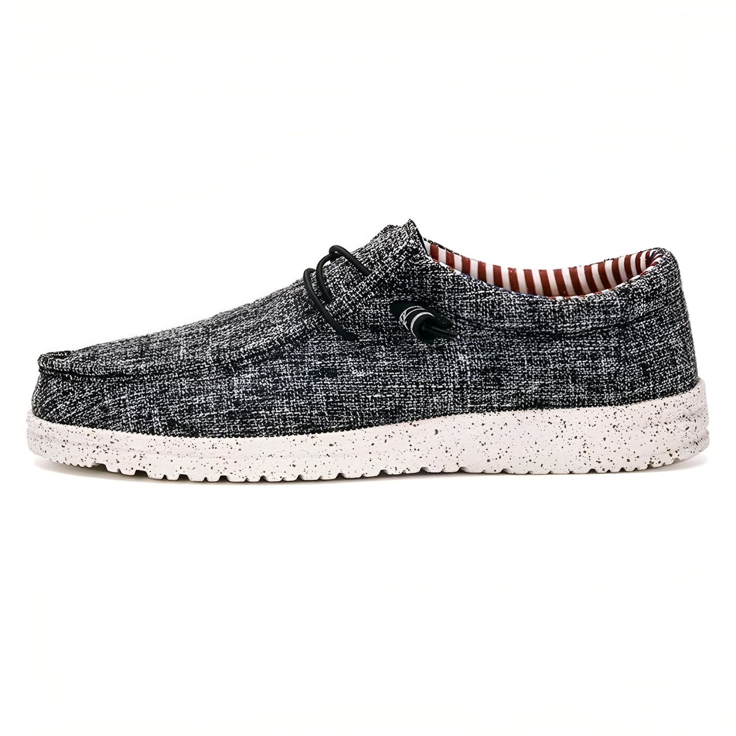 LumenMoc Mocassins Homme Toile Légère Estivale