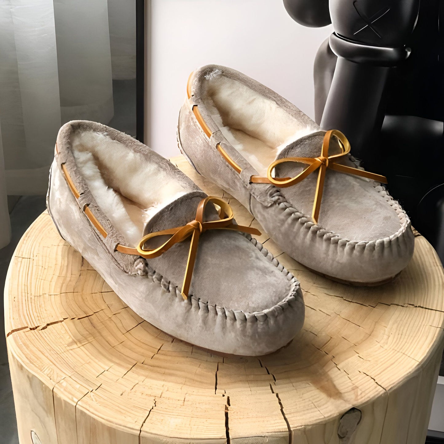 Néo Mocassins Daim Douillets Pour Un Confort Idéal