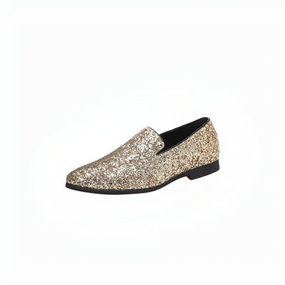 LuxeNova Mocassins Homme Paillettes Élégance Festive