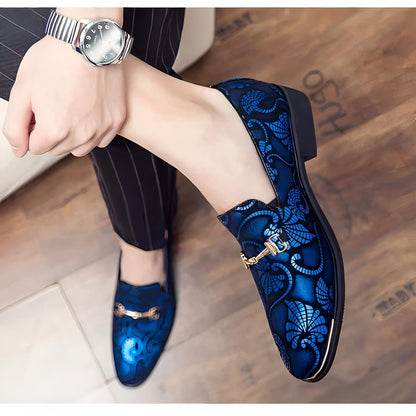 Mocassins Homme Soirée Motif Arabesques | Mocassin