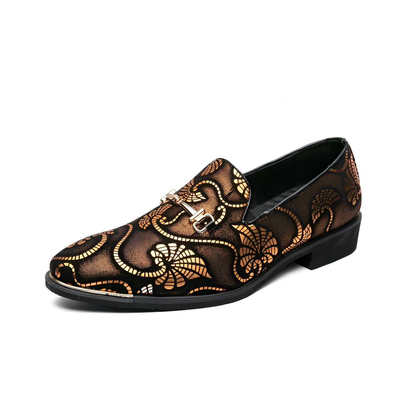Mocassins Homme Soirée Motif Arabesques | Mocassin