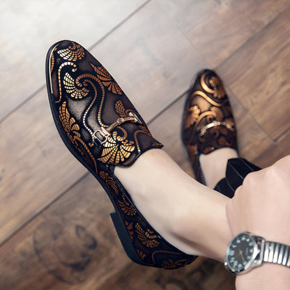 Mocassins Homme Soirée Motif Arabesques | Mocassin