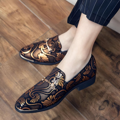 Mocassins Homme Soirée Motif Arabesques | Mocassin