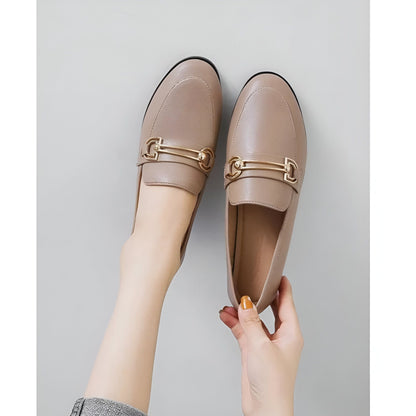BrandX Mocassins Femme Ville Élégants, Cuir Synthétique