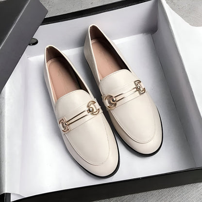 BrandX Mocassins Femme Ville Élégants, Cuir Synthétique