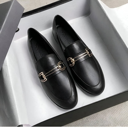 BrandX Mocassins Femme Ville Élégants, Cuir Synthétique