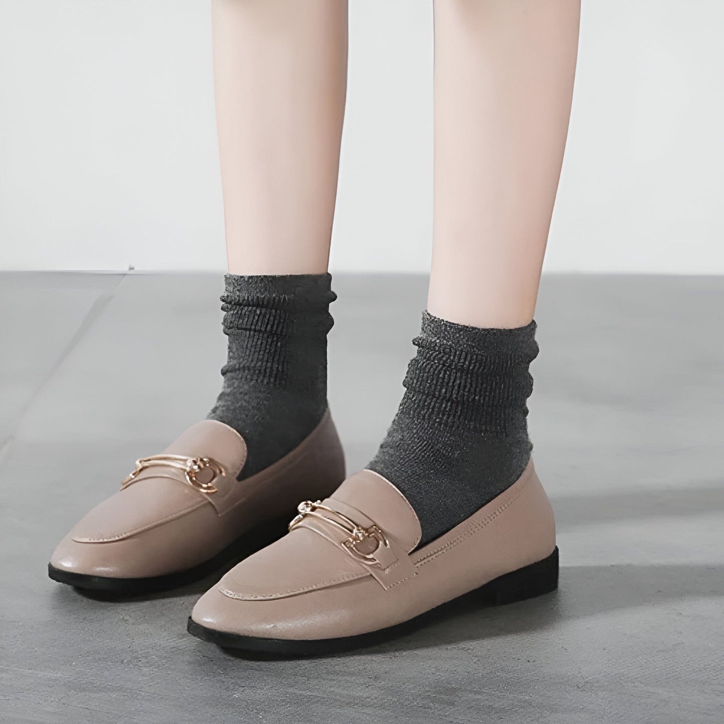 BrandX Mocassins Femme Ville Élégants, Cuir Synthétique