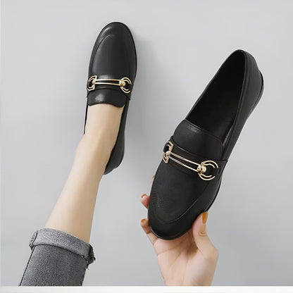 BrandX Mocassins Femme Ville Élégants, Cuir Synthétique