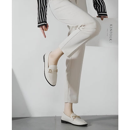 BrandX Mocassins Femme Ville Élégants, Cuir Synthétique