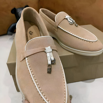 Mocassins Daim Suédé Style Britannique Femme – Brand