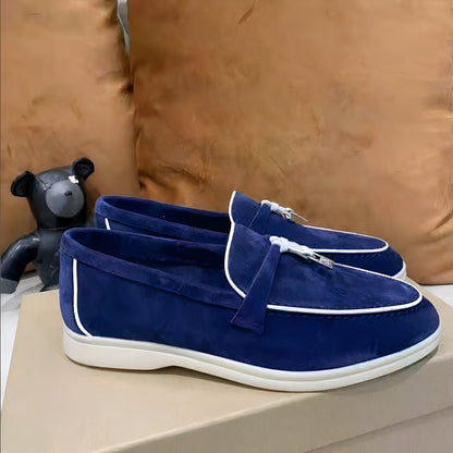 Mocassins Daim Suédé Style Britannique Femme – Brand