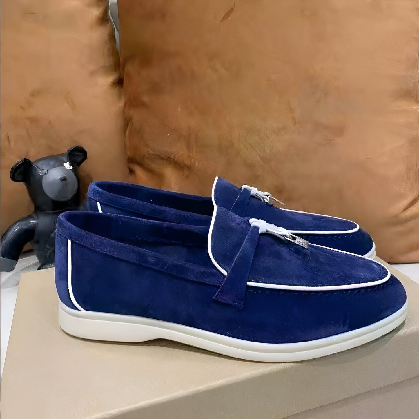 Mocassins Daim Suédé Style Britannique Femme – Brand