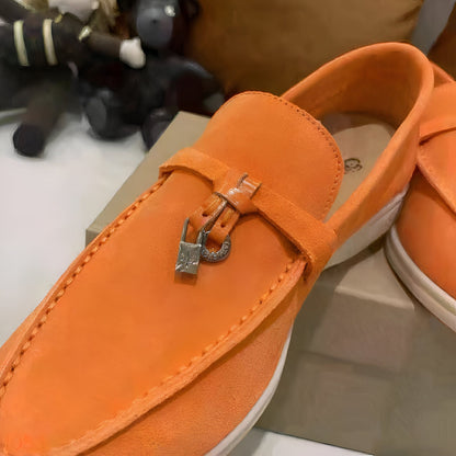 Mocassins Daim Suédé Style Britannique Femme – Brand