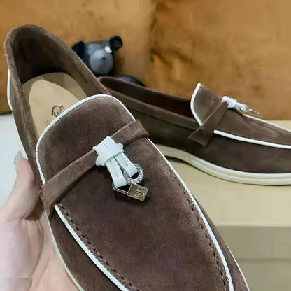 Mocassins Daim Suédé Style Britannique Femme – Brand