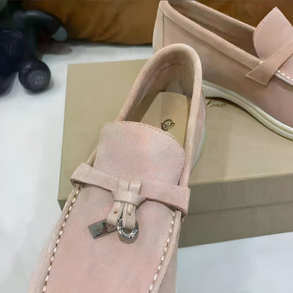 Mocassins Daim Suédé Style Britannique Femme – Brand