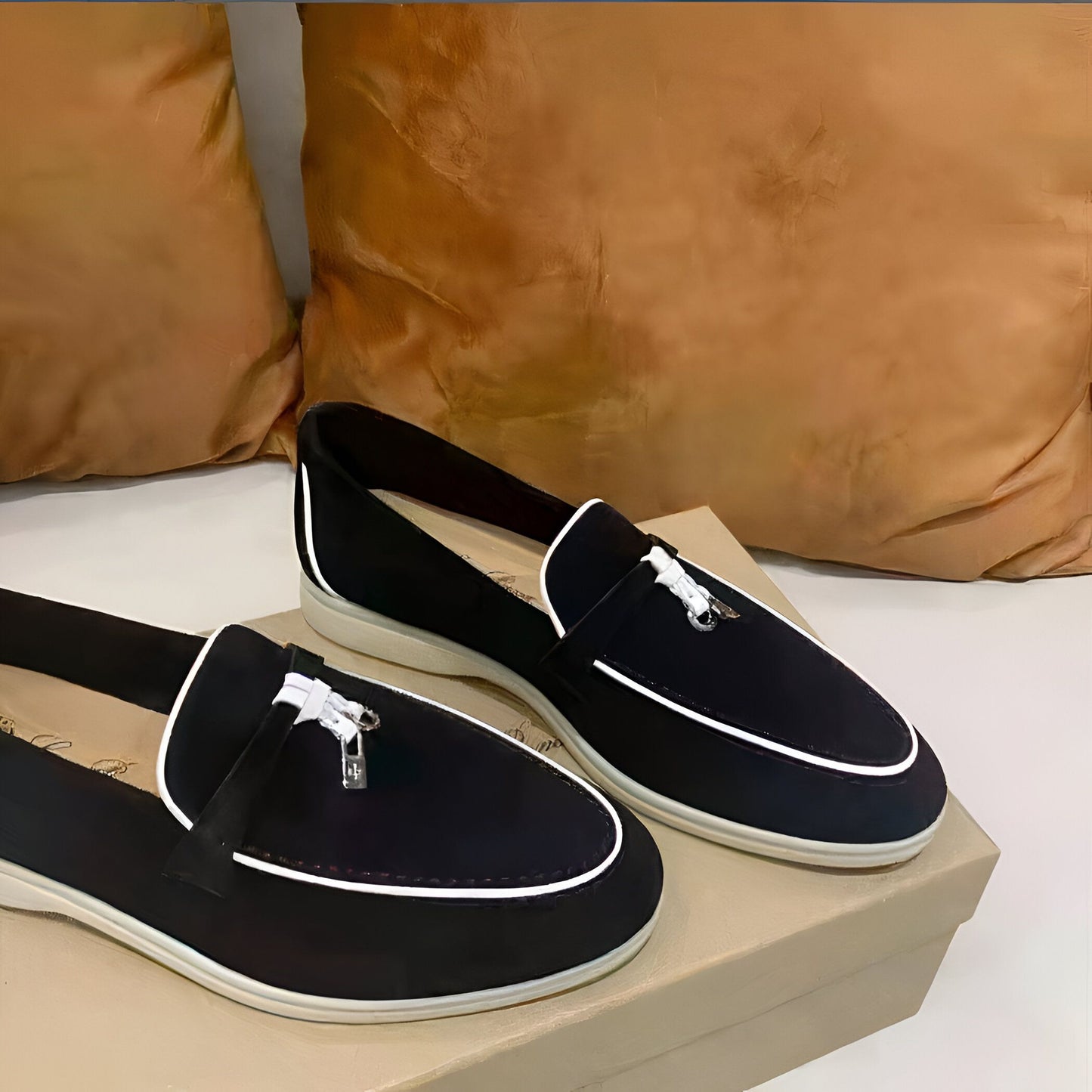 Mocassins Daim Suédé Style Britannique Femme – Brand