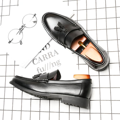 LuxCuir Mocassins Cuir Véritable Homme à Glands
