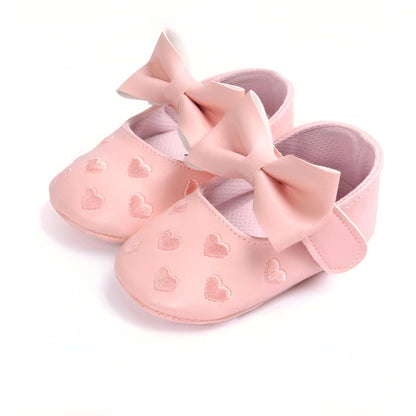 Chic&Co Mocassins bébé fille cuir synthétique coeur