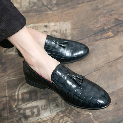 Prestige Mocassins cuir vernis noir homme