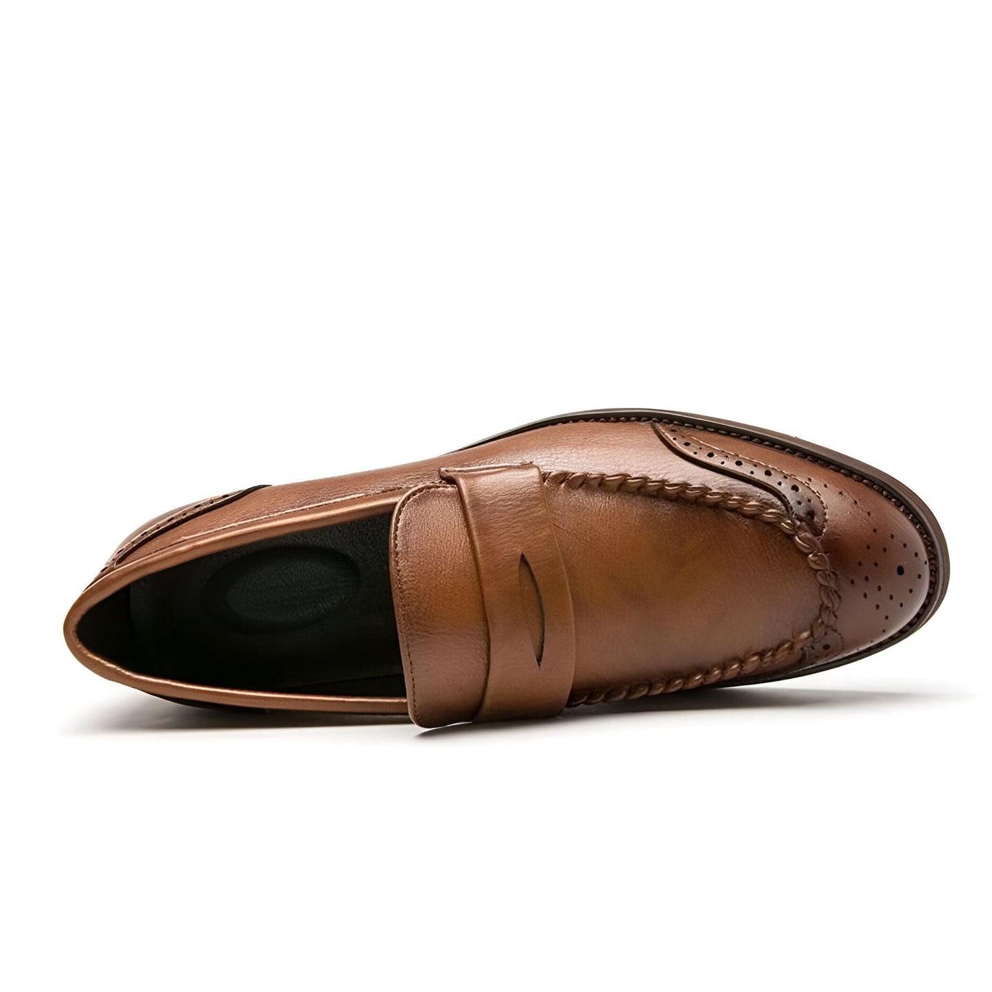 NovaMoc Mocassins Homme en Cuir Verni – Style Classique