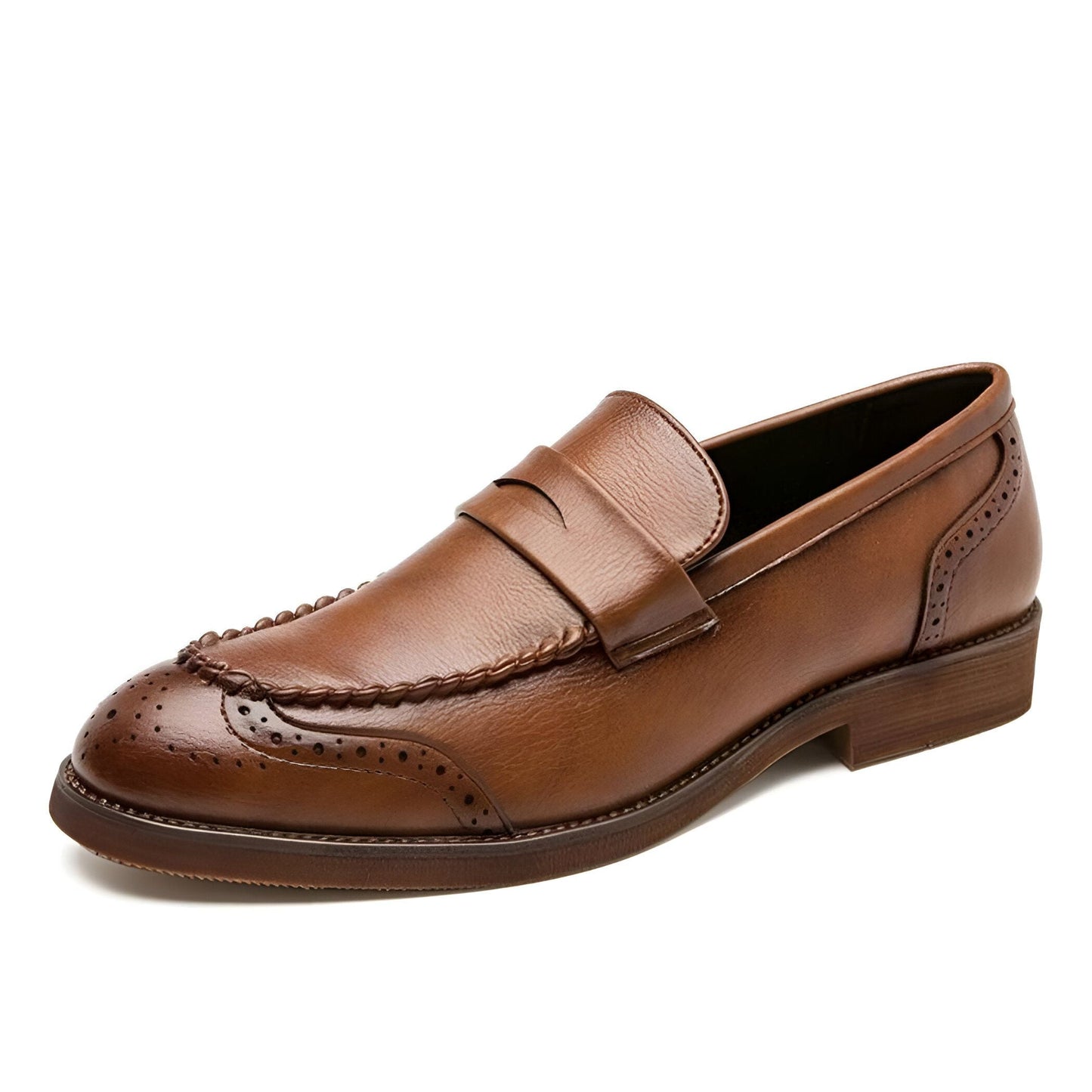 NovaMoc Mocassins Homme en Cuir Verni – Style Classique