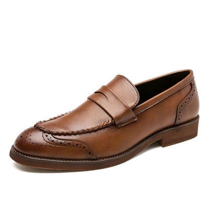 NovaMoc Mocassins Homme en Cuir Verni – Style Classique