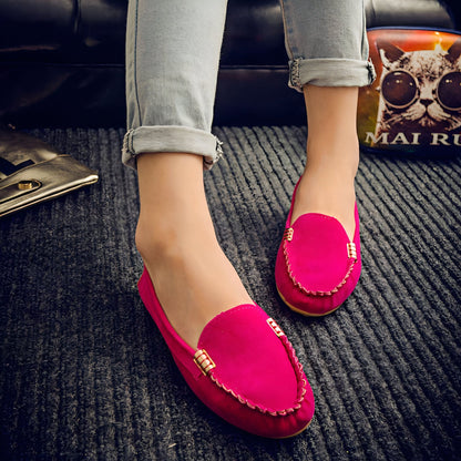 LuxeNova Mocassins en Daim Végan Confortables