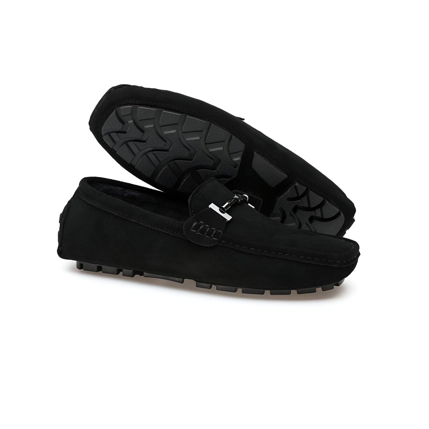 BrandX Mocassins Daim Doublés Homme - Confort Polyvalent