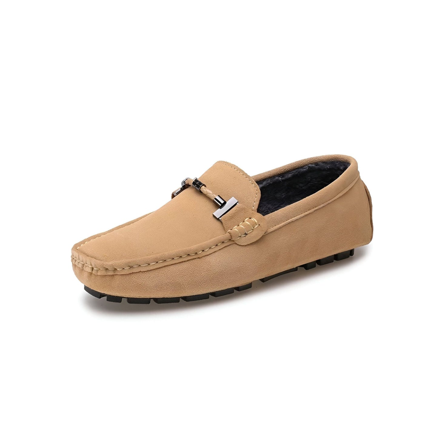 BrandX Mocassins Daim Doublés Homme - Confort Polyvalent