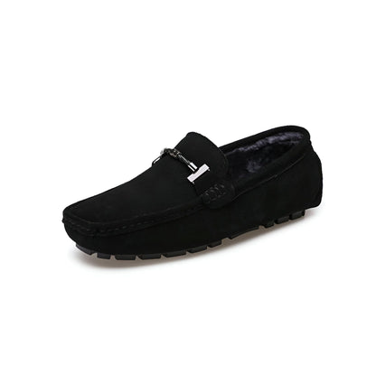 BrandX Mocassins Daim Doublés Homme - Confort Polyvalent