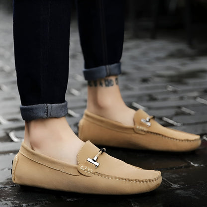 BrandX Mocassins Daim Doublés Homme - Confort Polyvalent