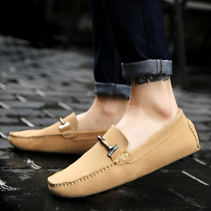 BrandX Mocassins Daim Doublés Homme - Confort Polyvalent