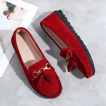 Mocassins Daim Femme Décontractés - Édition Luxe