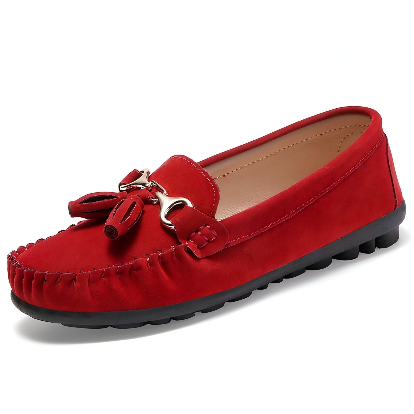 Mocassins Daim Femme Décontractés - Édition Luxe