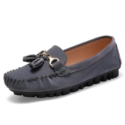 Mocassins Daim Femme Décontractés - Édition Luxe