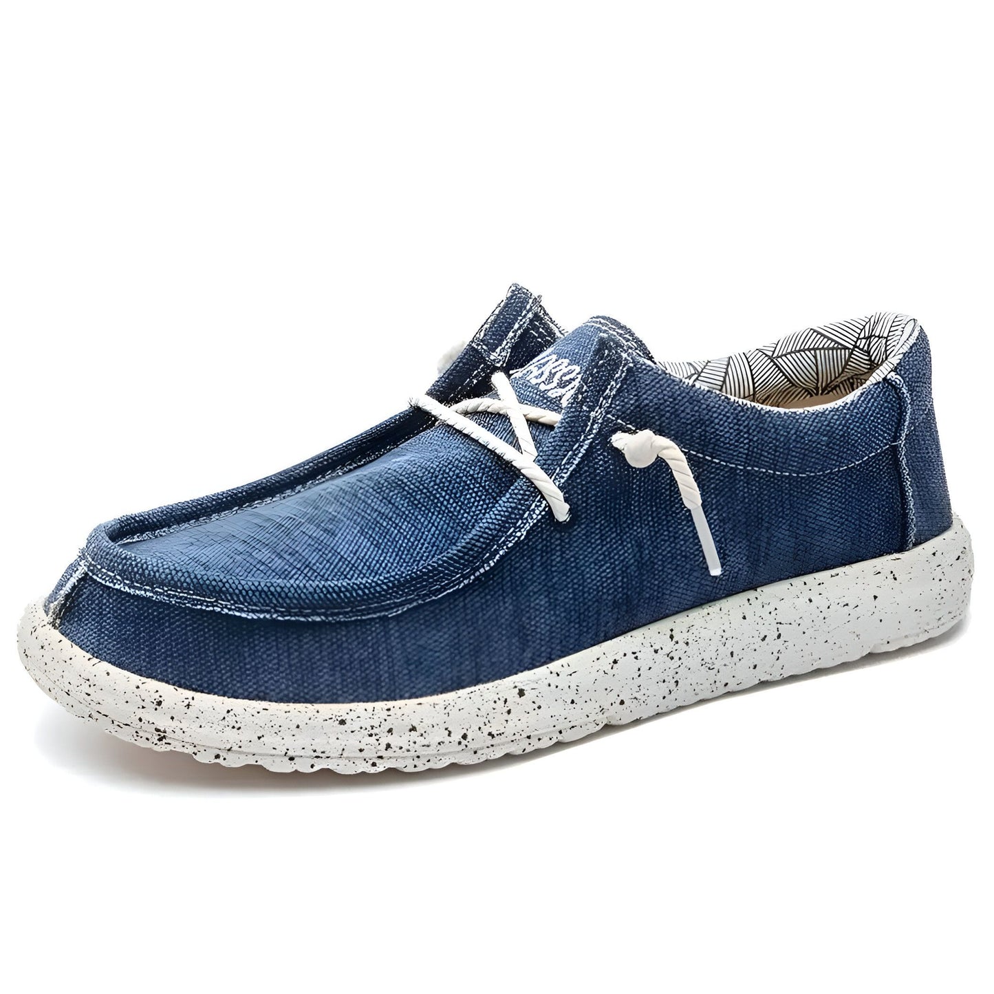 Luxe Mocassins Homme Denim Confort Respirant