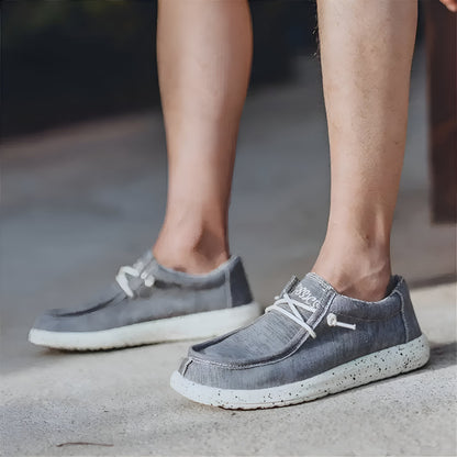 Luxe Mocassins Homme Denim Confort Respirant
