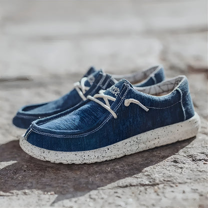 Luxe Mocassins Homme Denim Confort Respirant