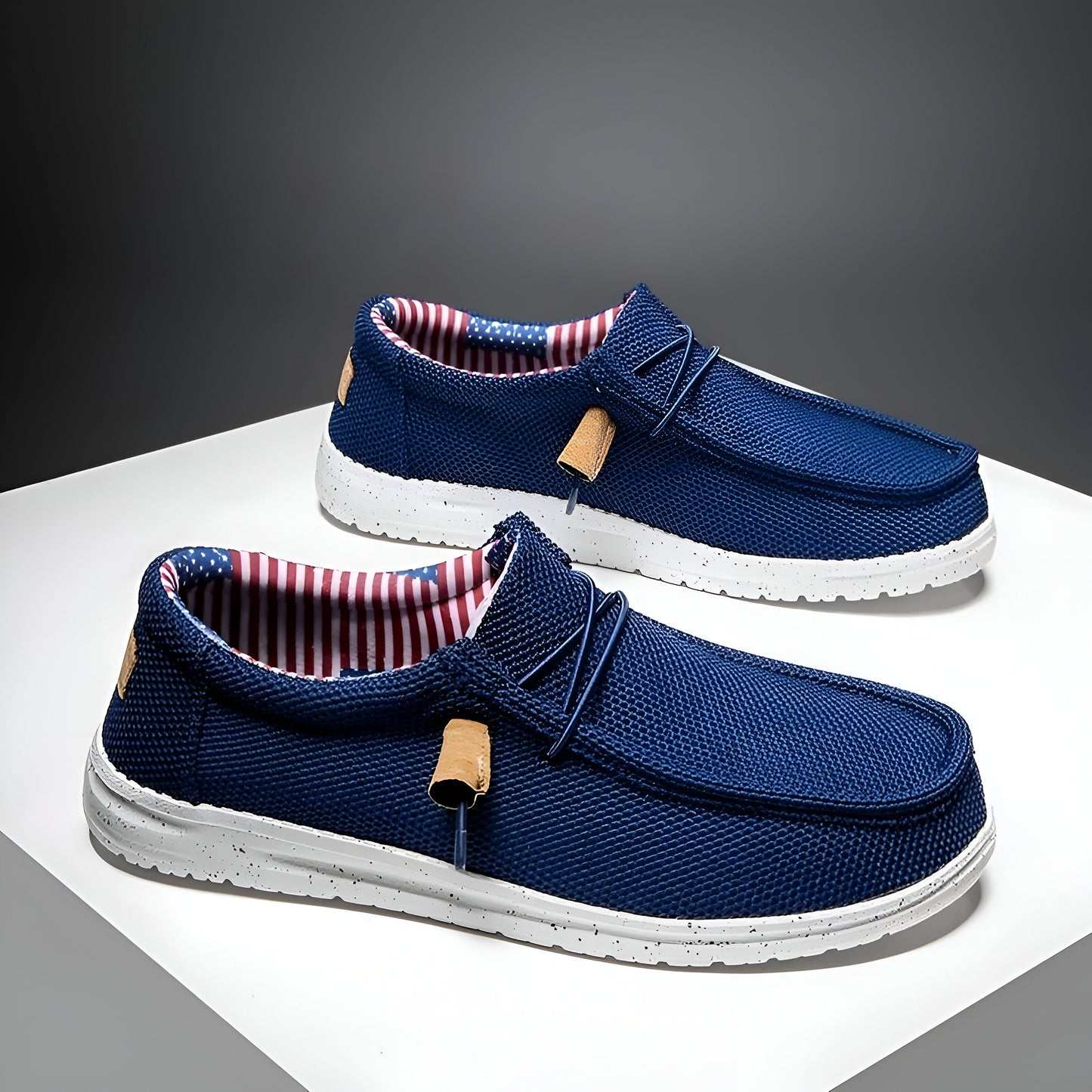 ZenWalk Mocassins toile respirante homme