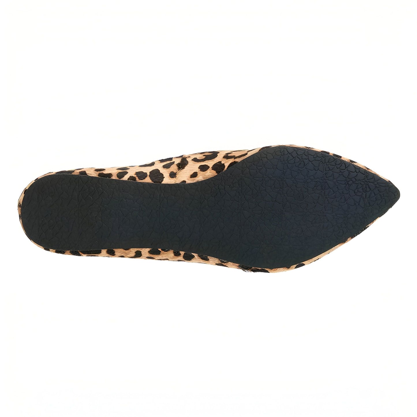 Luxora Mocassins Femme Pointus Cuir Vachette Léopard