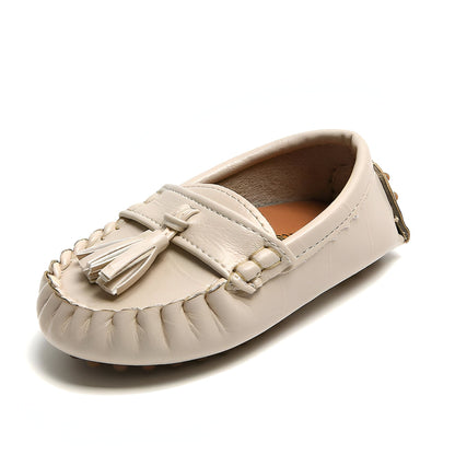 NaturaKids Mocassins enfant cuir végan à glands