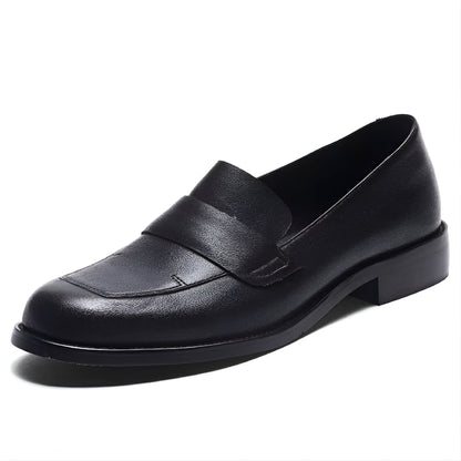 LuxeWave Mocassins Femme Cuir Véritable Élégants