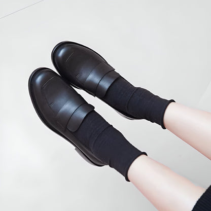 LuxeWave Mocassins Femme Cuir Véritable Élégants