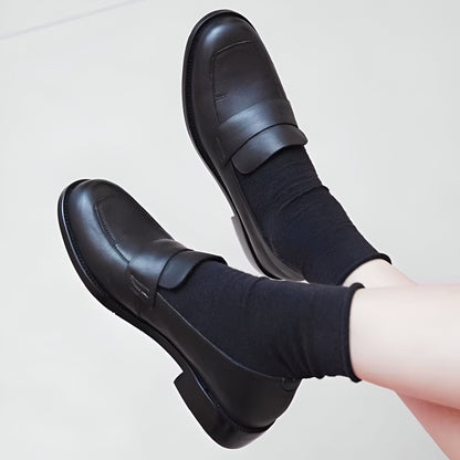 LuxeWave Mocassins Femme Cuir Véritable Élégants
