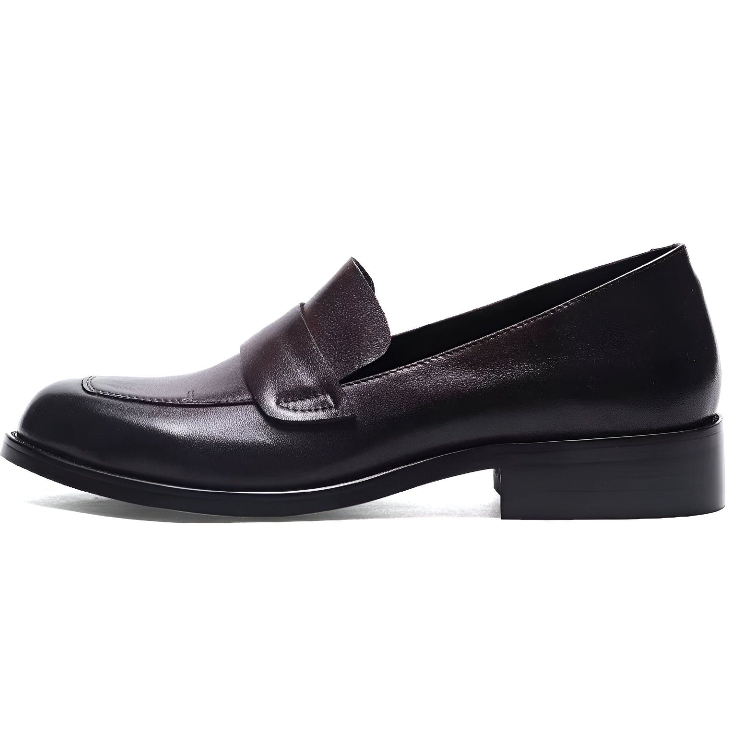 LuxeWave Mocassins Femme Cuir Véritable Élégants