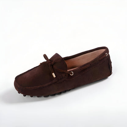 Lux Mocassins Daim Souple Confortables Semelle Crampons