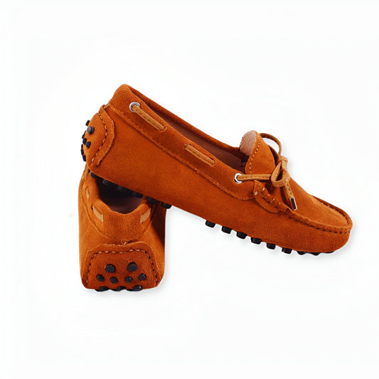 Lux Mocassins Daim Souple Confortables Semelle Crampons
