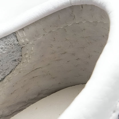 Mocassins Femme Cuir Végan Respirant Semelle Compensée