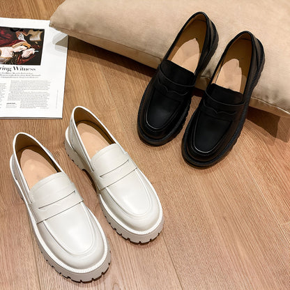 VivaMoc Mocassins Femme Cuir Végan Plateforme